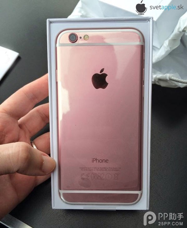 粉色iPhone6s再曝光 求婚神器还是分手神器？2