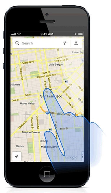 苹果iOS谷歌地图十个小技巧_iphone教程-查字