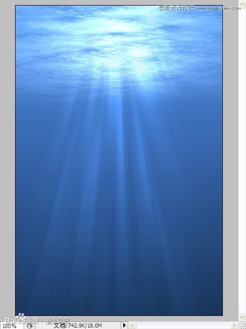 Photoshop合成在深海底的美人鱼海报效果8
