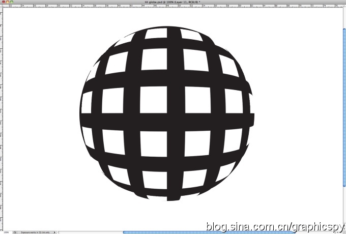 PhotoShop制作一个立体3D编织球体Logo图标教程6