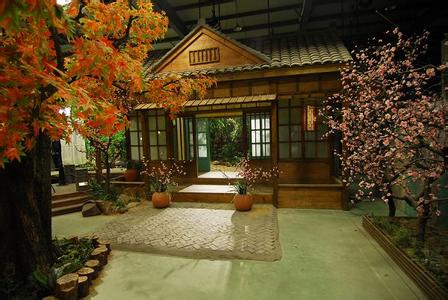 日式别墅庭院设计及效果图5