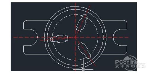 CAD实例剖析制造企业中电器底座绘制流程4