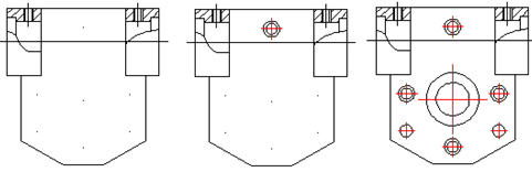 浩辰CAD教程机械之机械孔绘制1