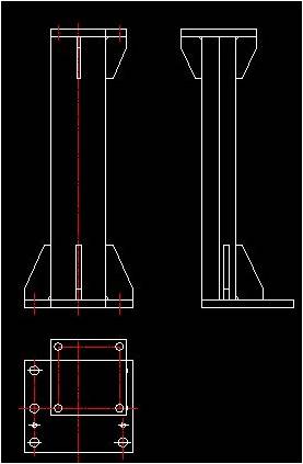 浩辰CAD机械教程之升降机的立柱绘制2