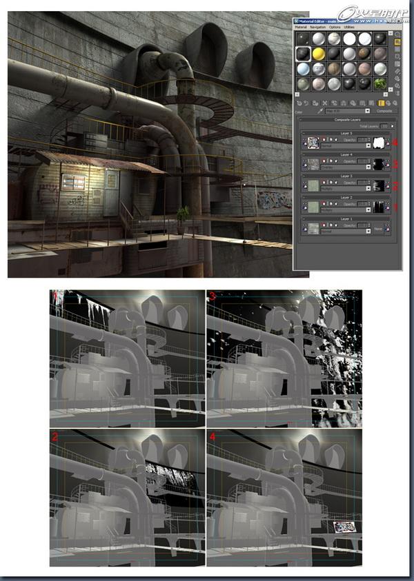 3DSMAX“场景纹理”图像制作教程4