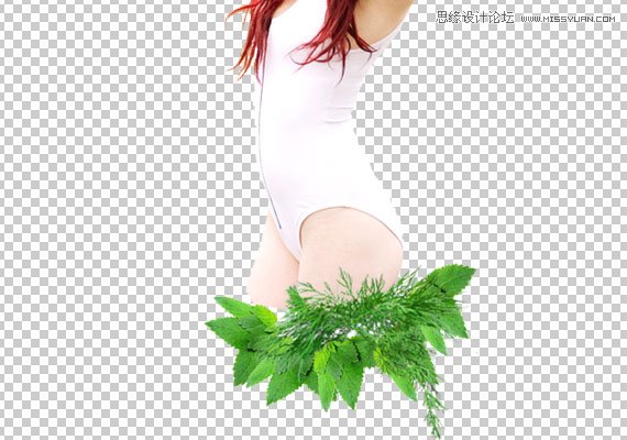 Photoshop合成藤蔓装饰的少女场景22