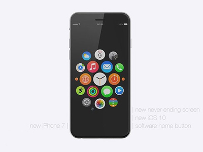 iPhone7和iOS10系统概念设计图2