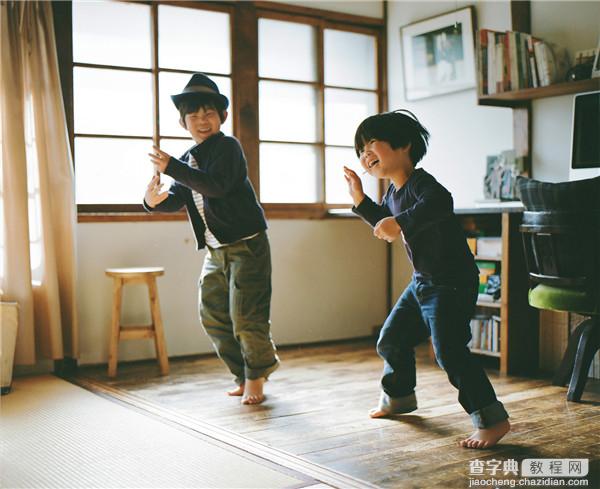 日本摄影师儿童摄影欣赏：有爱的兄弟2