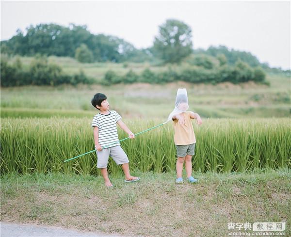 日本摄影师儿童摄影欣赏：有爱的兄弟1