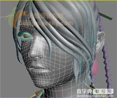 3DsMax打造三维绝色美眉4