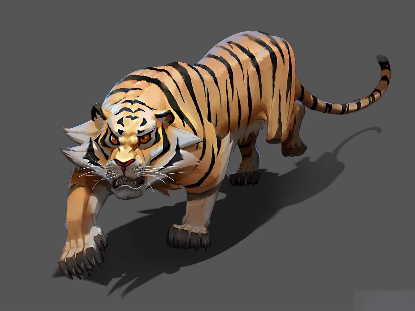 老虎的绘画与设计研究教程2
