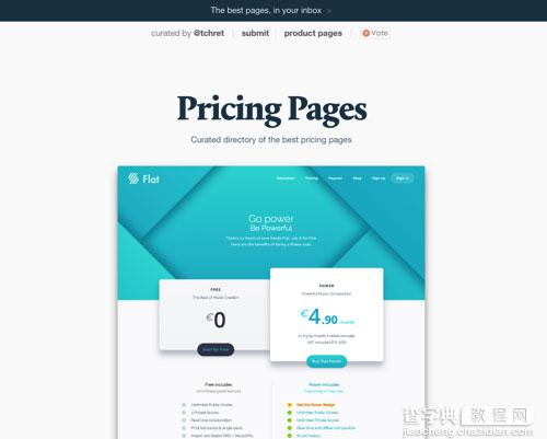 各种报价表单页面设计：Pricing Pages1