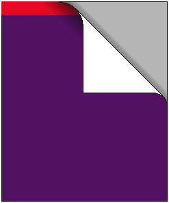 FreeHand使用教程：创建紫色纸张页面卷边效果20
