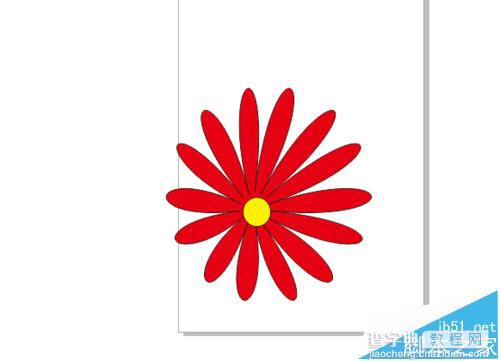 CorelDRAW怎么画花朵? cdr绘制简单小红花的教程16