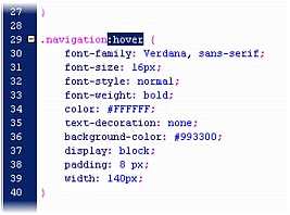 Dreamweaver使用CSS样式表设置网页文本格式26