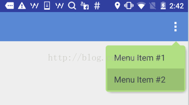 Android自定义ViewGroup实现带箭头的圆角矩形菜单1