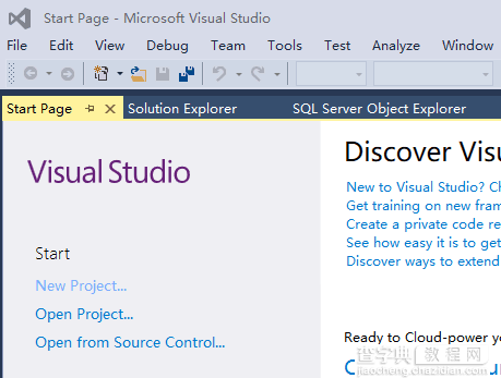 Visual Studio 2015全英界面切换成中文界面1