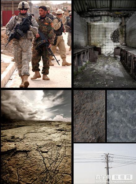 photoshop合成超酷的战争游戏海报2