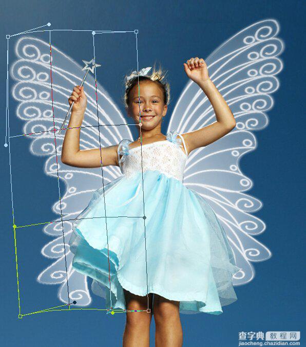 Photoshop快速为小女孩加上梦幻的天使翅膀14