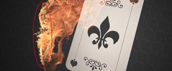 photoshop 合成超酷的火焰扑克牌23