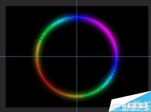 photoshop制作出任意数量的彩色圆环9