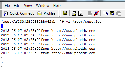 linux使用crontab实现PHP执行计划定时任务1