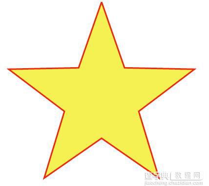 HTML5 canvas基本绘图之绘制五角星2