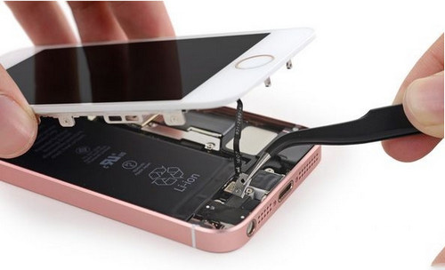 iphone se拆解(拆机)评测 iPhone se拆机图解详细过程解析(真机反正面拆解)7