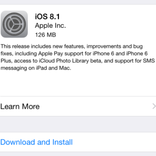 苹果公司发布iOS 8.1.1升级补丁 提升iPhone 4s性能1