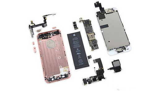 iphone se拆解(拆机)评测 iPhone se拆机图解详细过程解析(真机反正面拆解)29