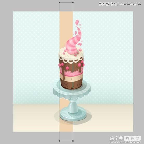 Photoshop绘制甜美精致的巧克力蛋糕教程84