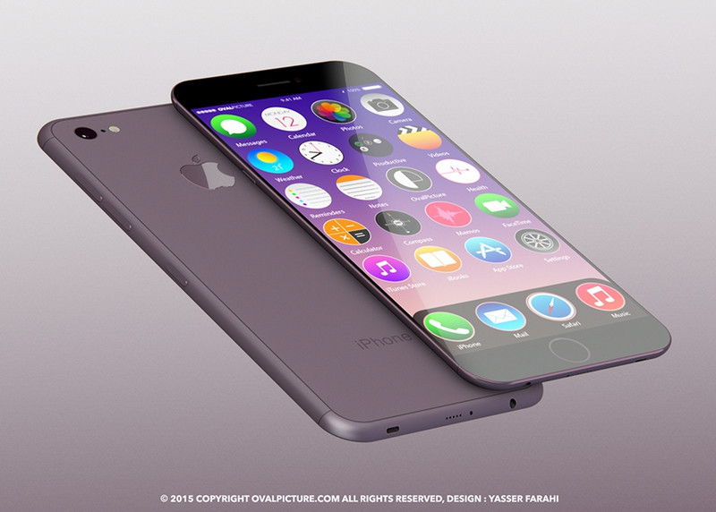 iPhone 7炫图再现 五彩色+无线充电6