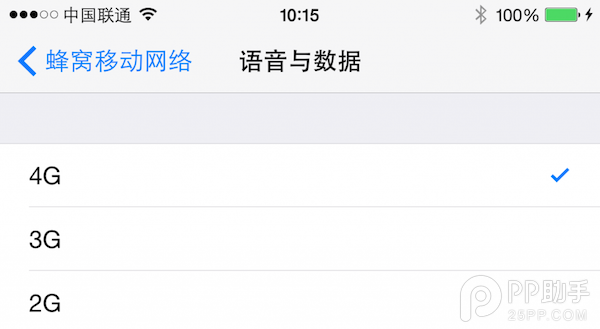 iOS8.1.3beta版新功能详解：支持2/3/4G自行切换2