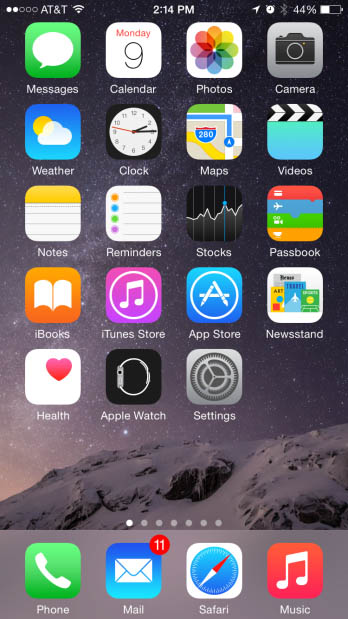 iOS 8.2升级后 苹果iPhone手机桌面AppleWatch应用不能删除怎么办？1