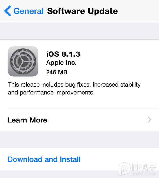 iOS8.1.3正式版更新了什么1