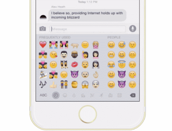 iOS 8.3beta版现emoji表情组合键1