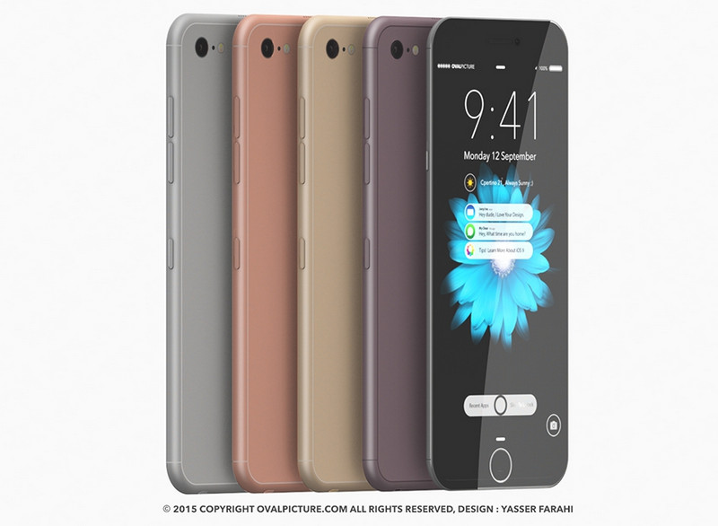 iPhone 7炫图再现 五彩色+无线充电3