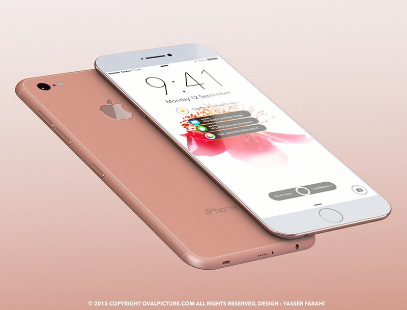 iPhone 7炫图再现 五彩色+无线充电8
