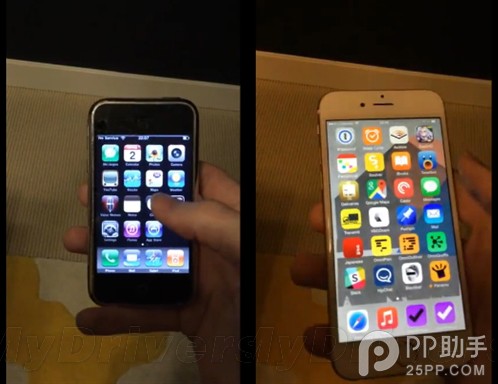 iOS8与iOS3的对决 iPhone6反应速度竟不及iPhone3G1