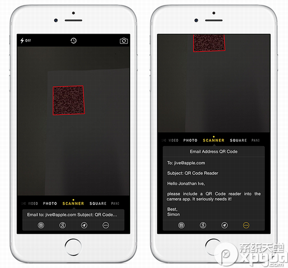 iphone原生相机扫描二维码教程 qr mode插件使用方法1