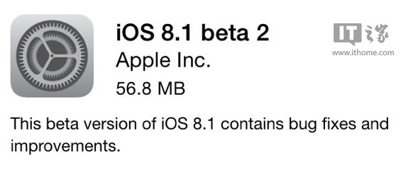 苹果iOS8.1 Beta2（12B407）固件官方下载大全2