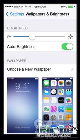iPhone屏幕自动亮度调节校准方法2