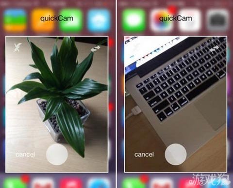 quickCam可在任意界面随时开启拍照功能2