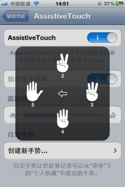 iOS系统技巧教程 手势辅助与表情图标5