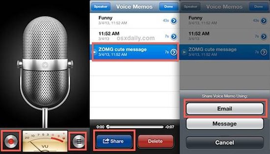 将iPhone语音记录转为铃声使用教程2
