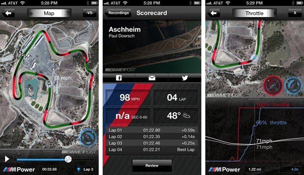 宝马推出专业车手级驾驶追踪App1