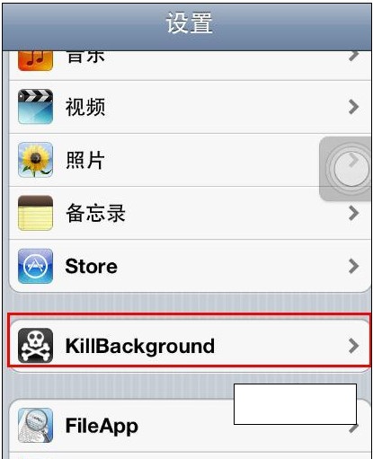 苹果手机killbackground怎么设置9