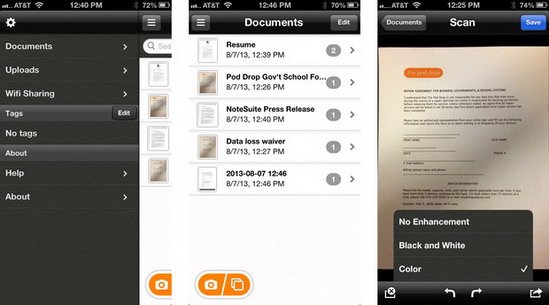 4款iPhone文档扫描应用推荐3