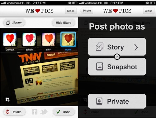 WeHeartPics：iPhone上媲美Instagram的摄影时间轴4
