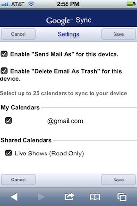 在iPhone手机上使用Gmail邮箱1